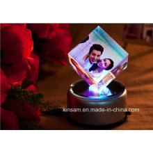 Crystal Cube Fotorahmen für Weihnachtsgeschenk